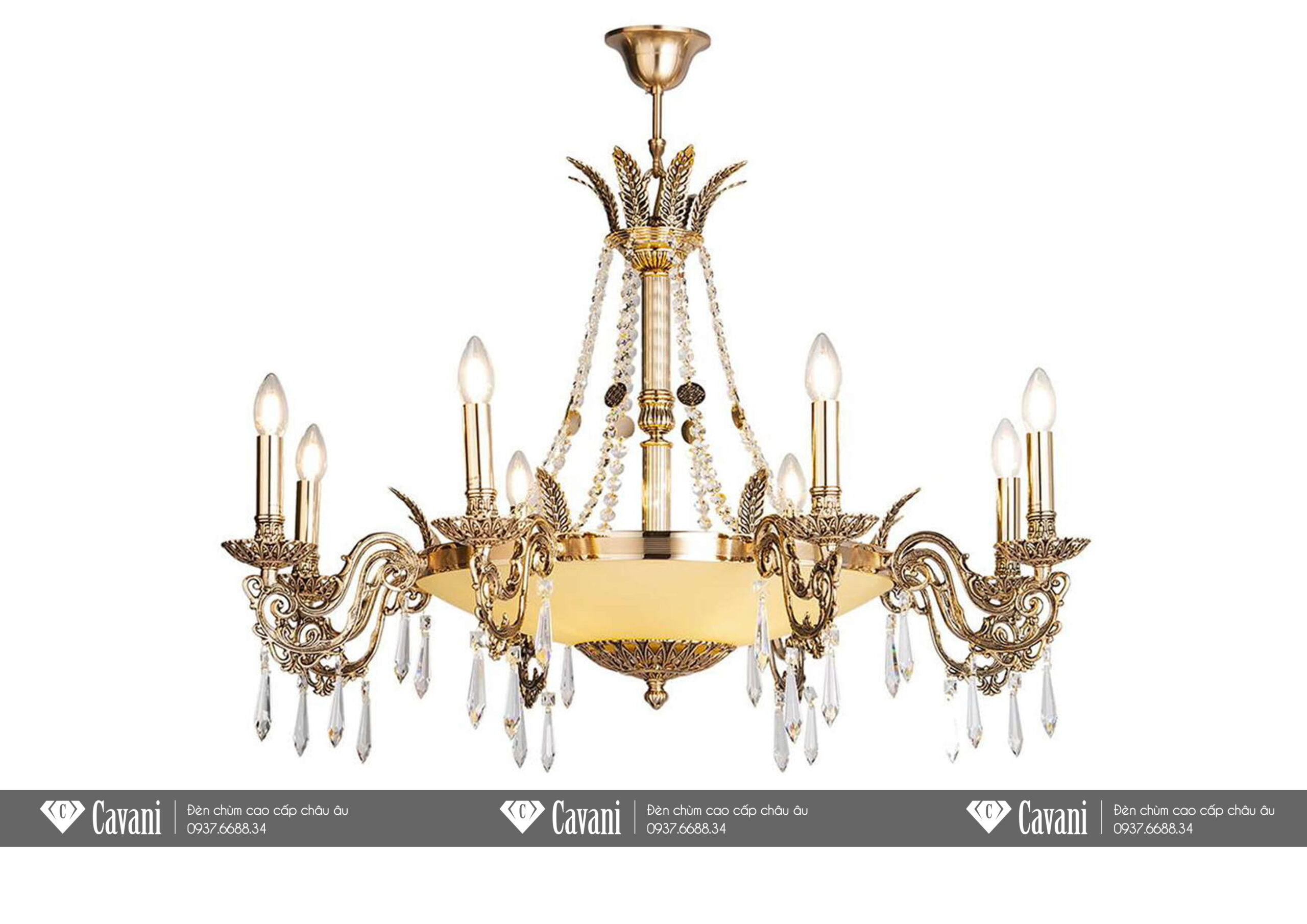 Đèn Chùm Cổ Điển Châu Âu 2775/8