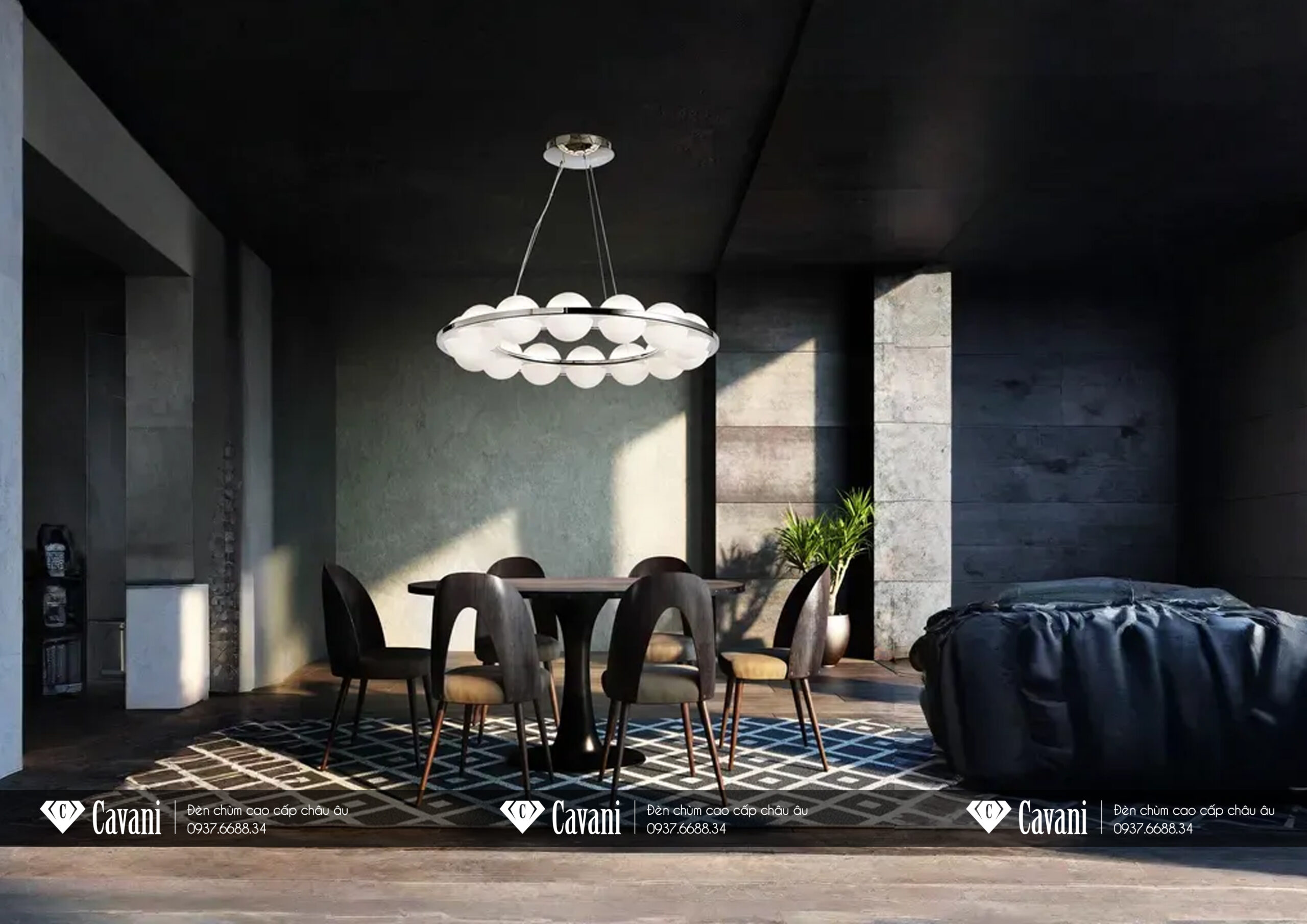 Đèn Chùm Hiện Đại Đẳng Cấp Ý – Stillux 21403/S