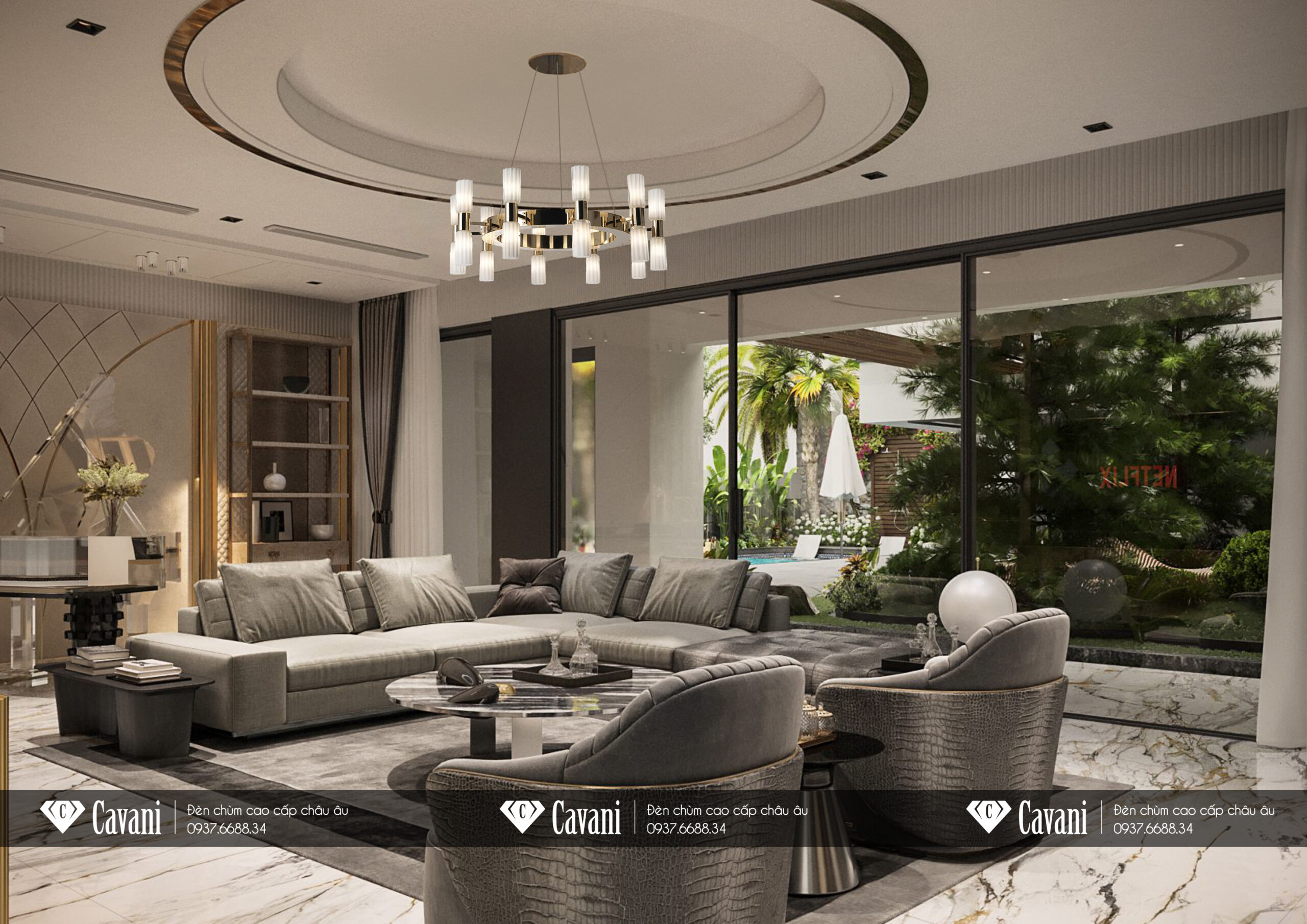 Đèn Chùm Hiện Đại Thiết Kế Châu Âu Stillux 21040/32