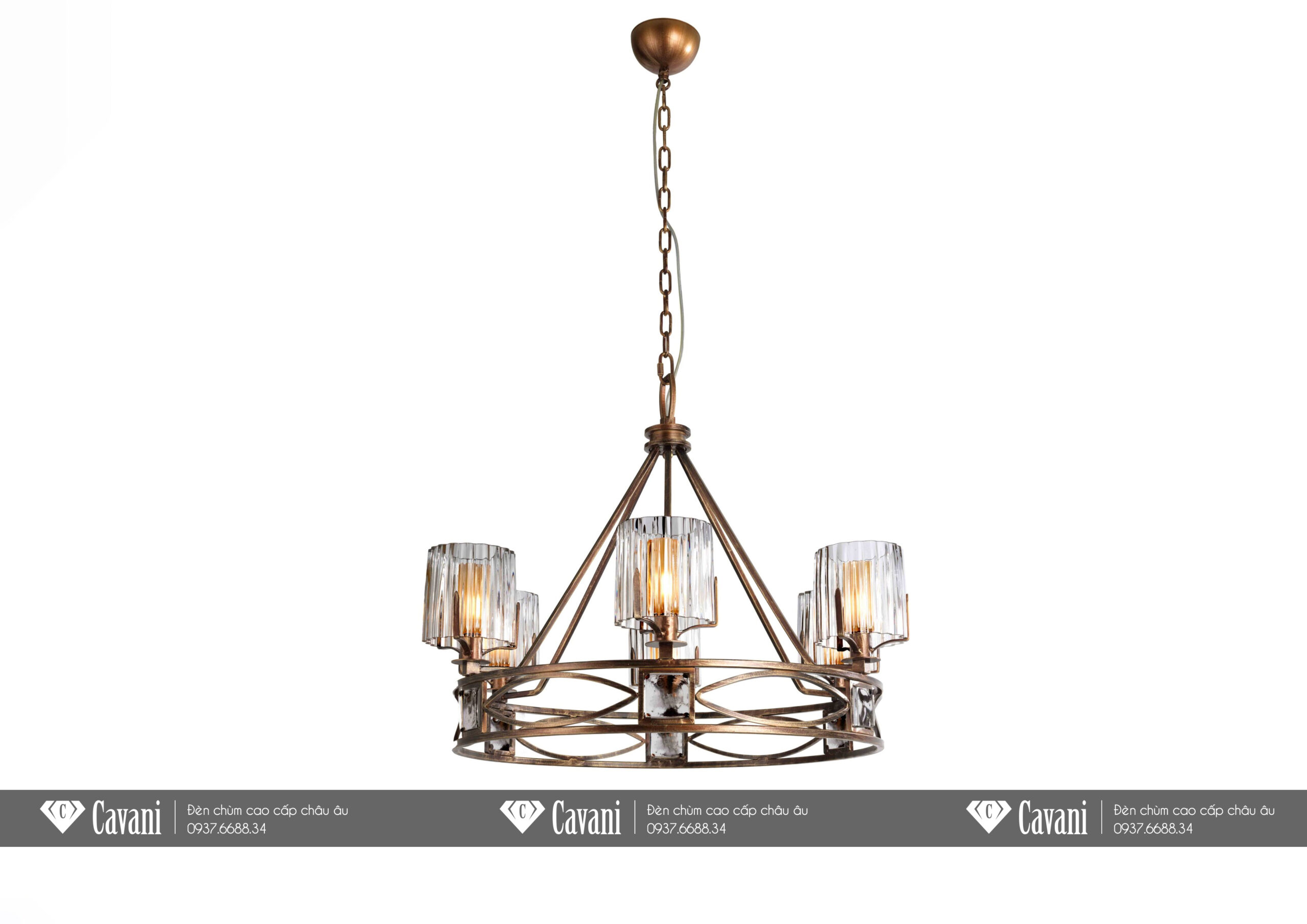 Đèn Chùm Trang Trí Châu Âu Hiện Đại Stillux 20838/S-A