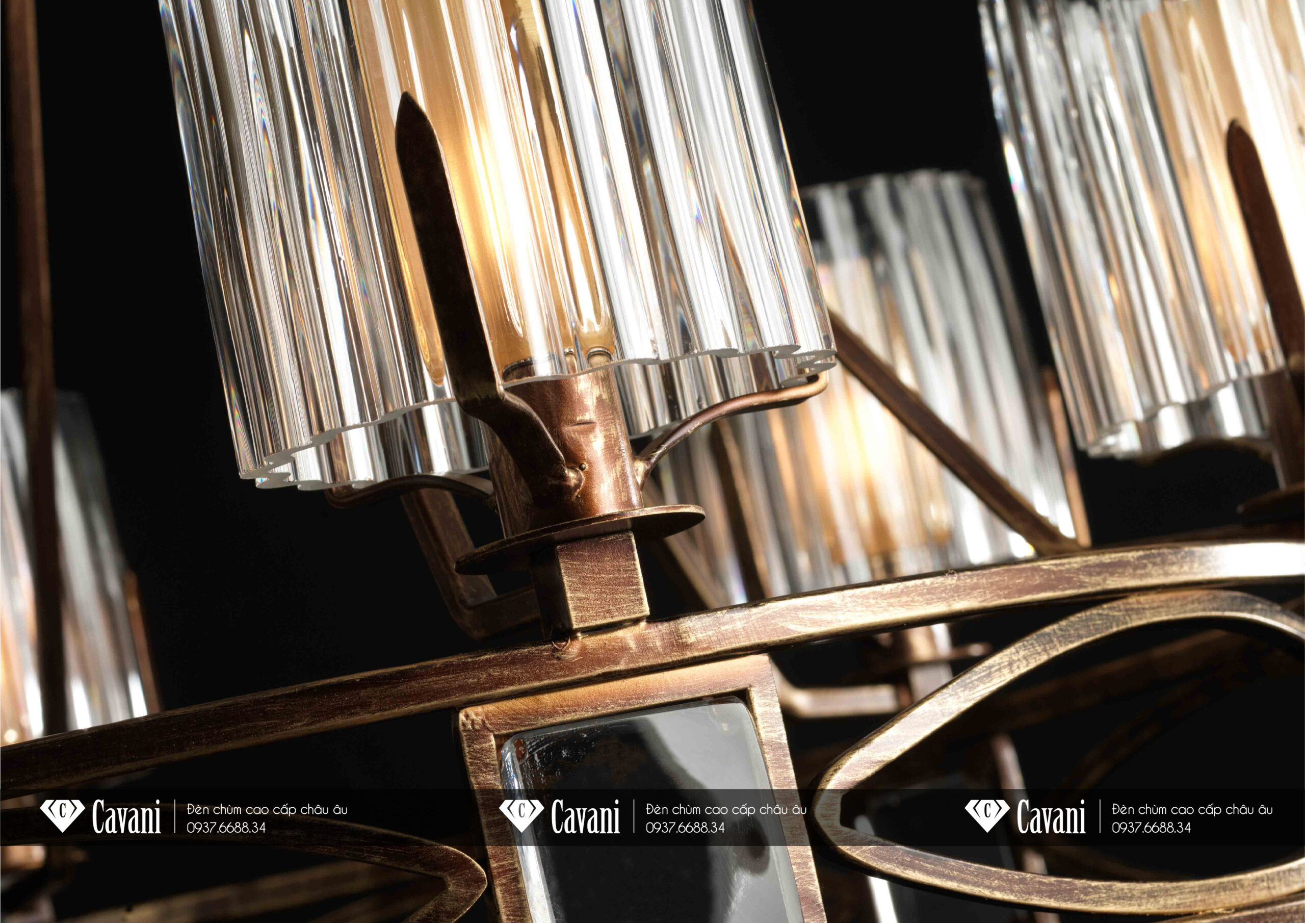 Đèn Chùm Trang Trí Châu Âu Hiện Đại Stillux 20838/S-A