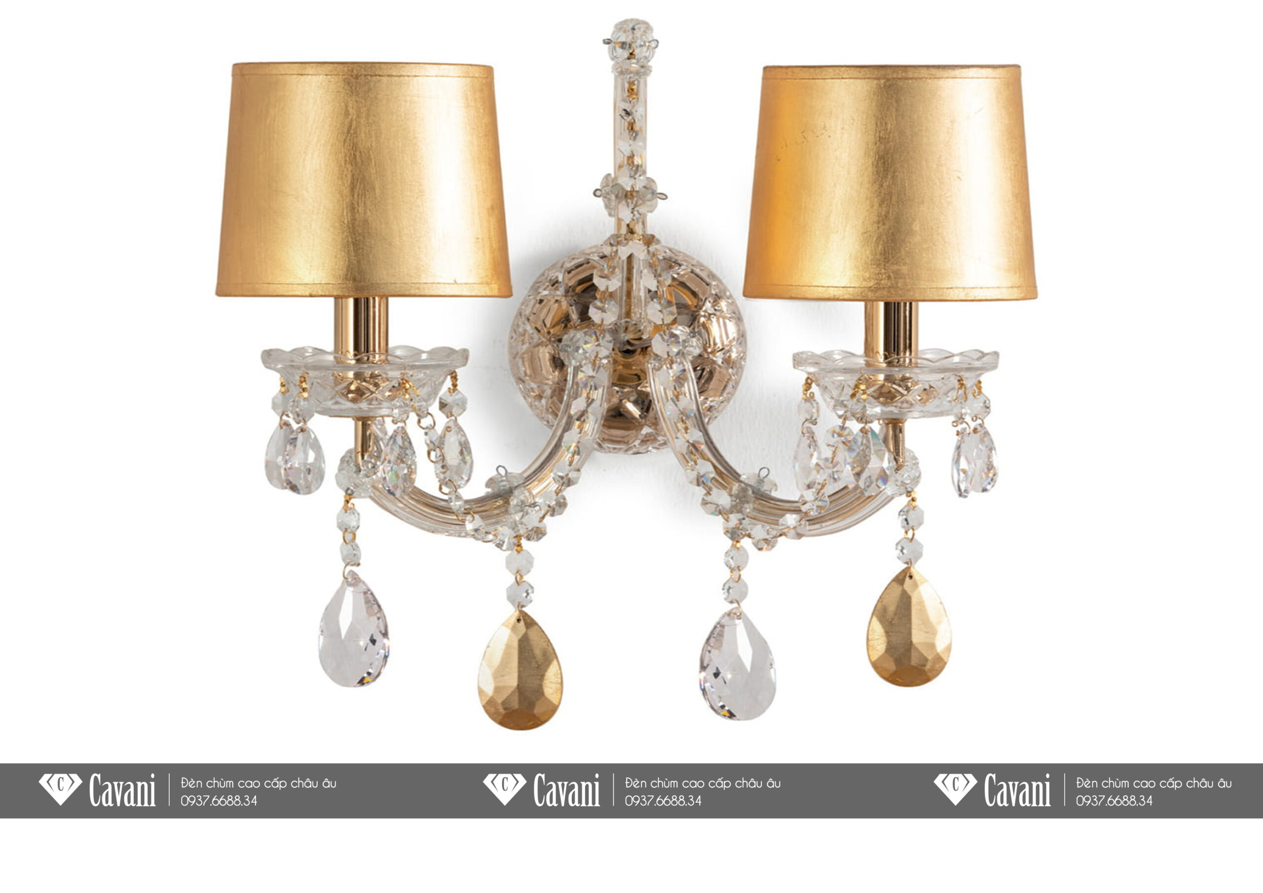 Đèn Tường Pha Lê Cao Cấp C-435/2-A 