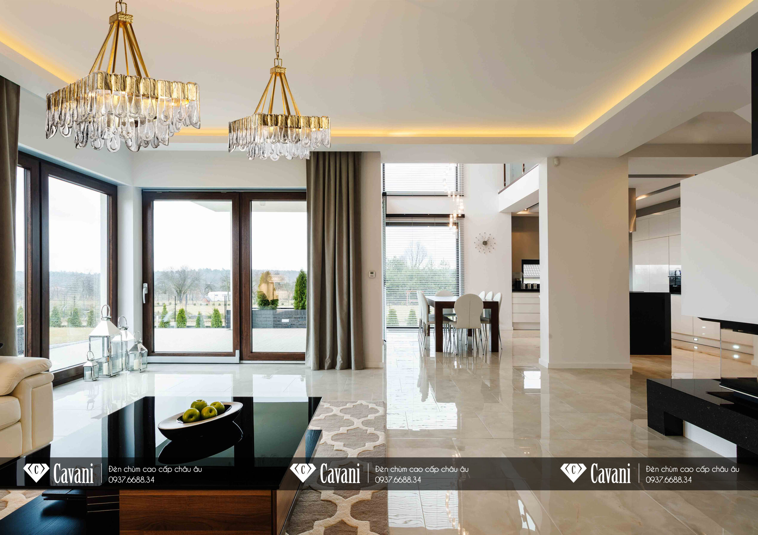 Đèn Chùm Hiện Đại Phong Cách Ý Stillux 20623