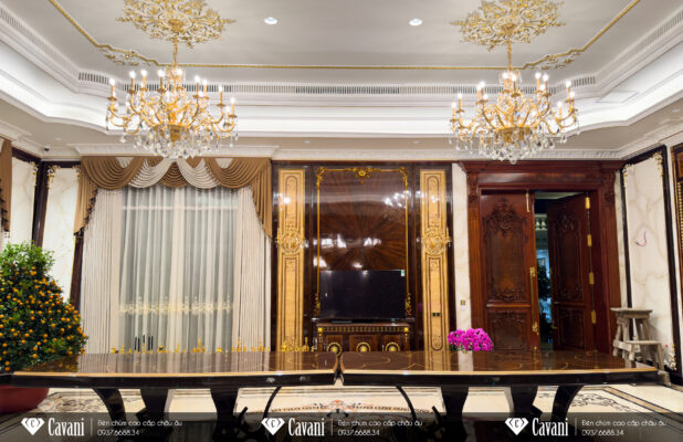 Đèn chùm Châu Âu - Tỏa sáng không gian biệt thự triệu đô