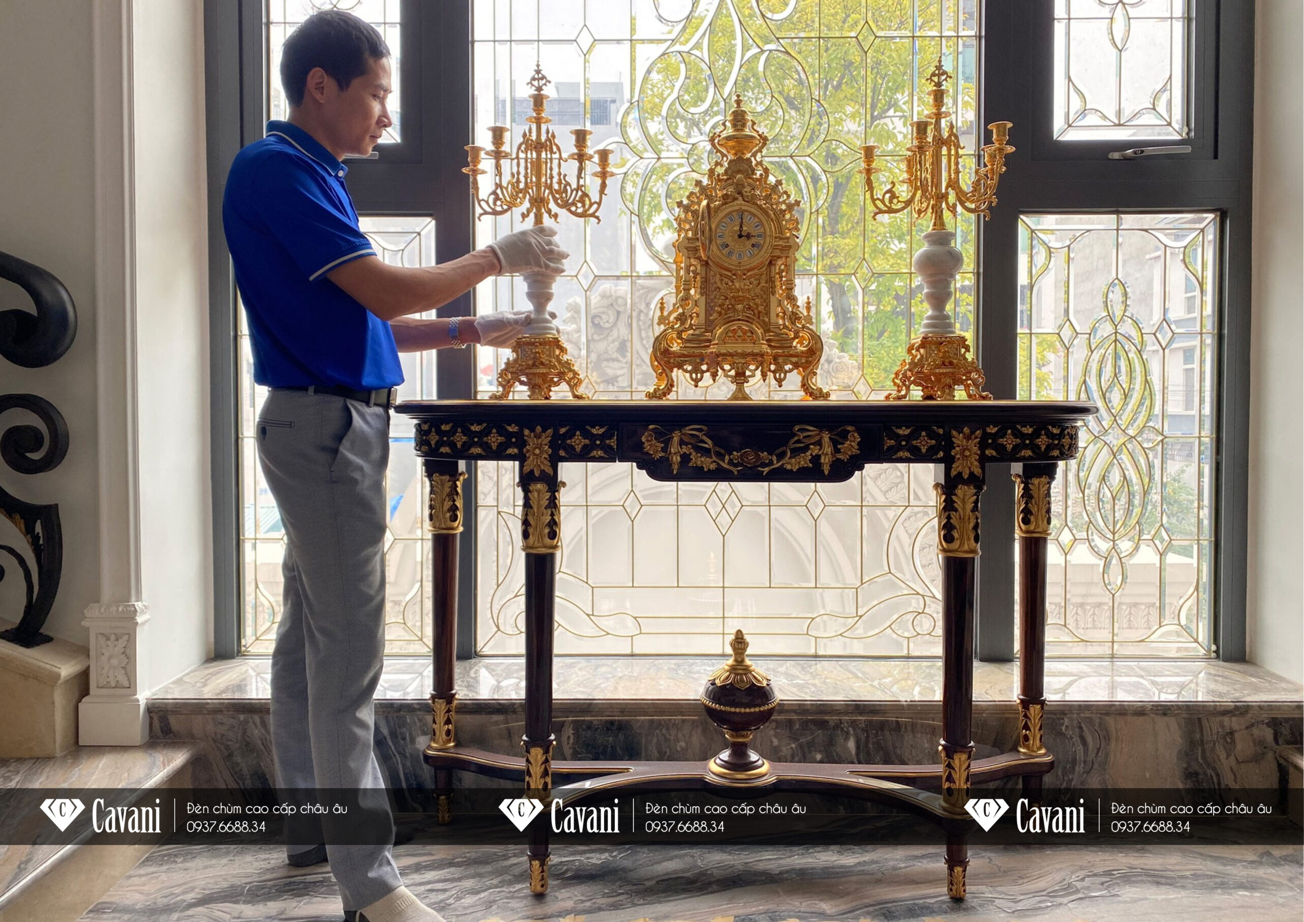 Đồ trang trí luxury nhập khẩu Châu Âu