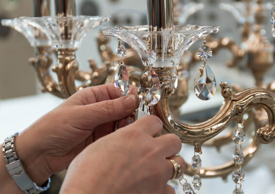 Quy trình sản xuất đèn chùm Châu Âu