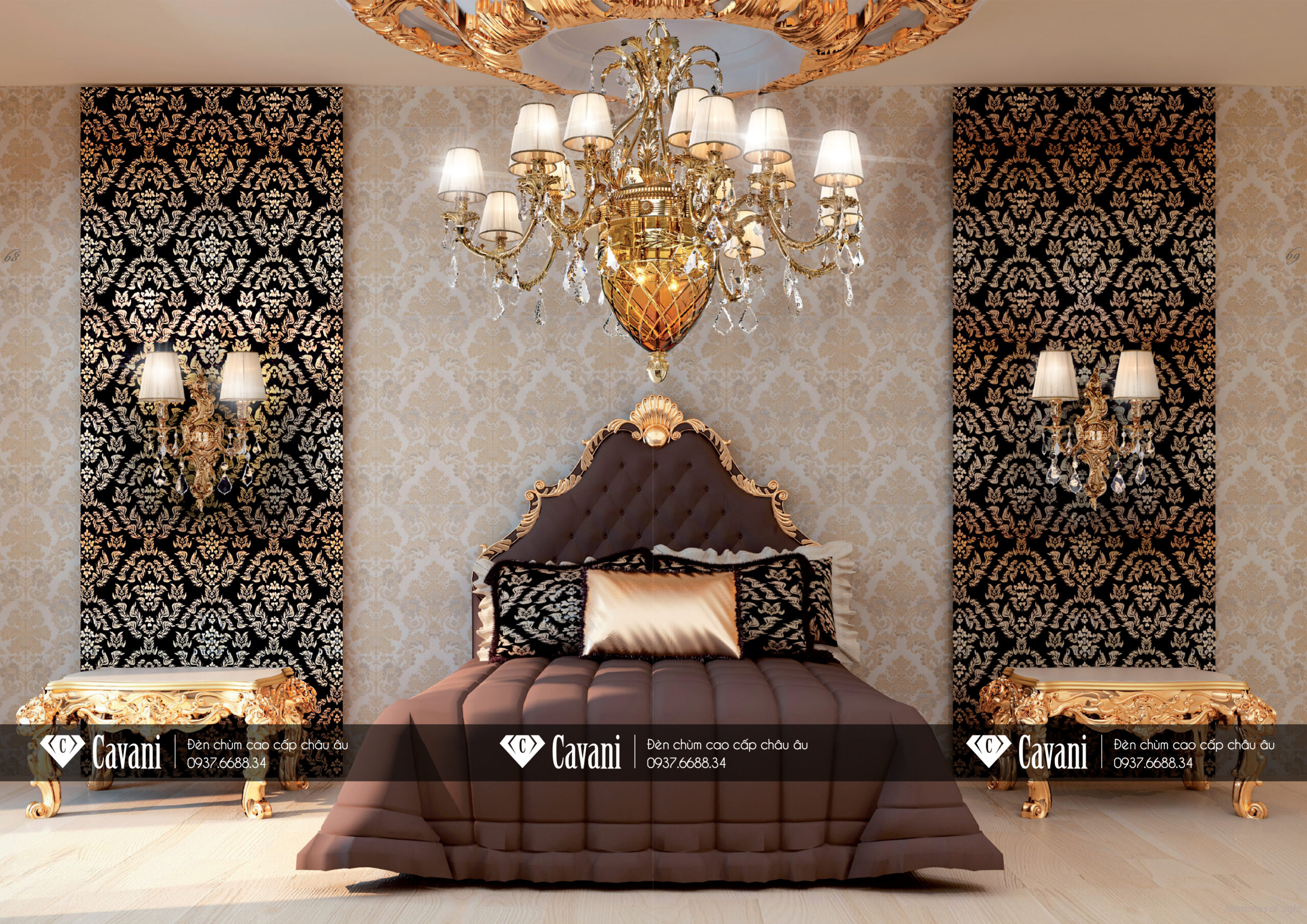 Các mẫu đèn trang trí Châu Âu đồng bộ từ thiết kế đến chất liệu