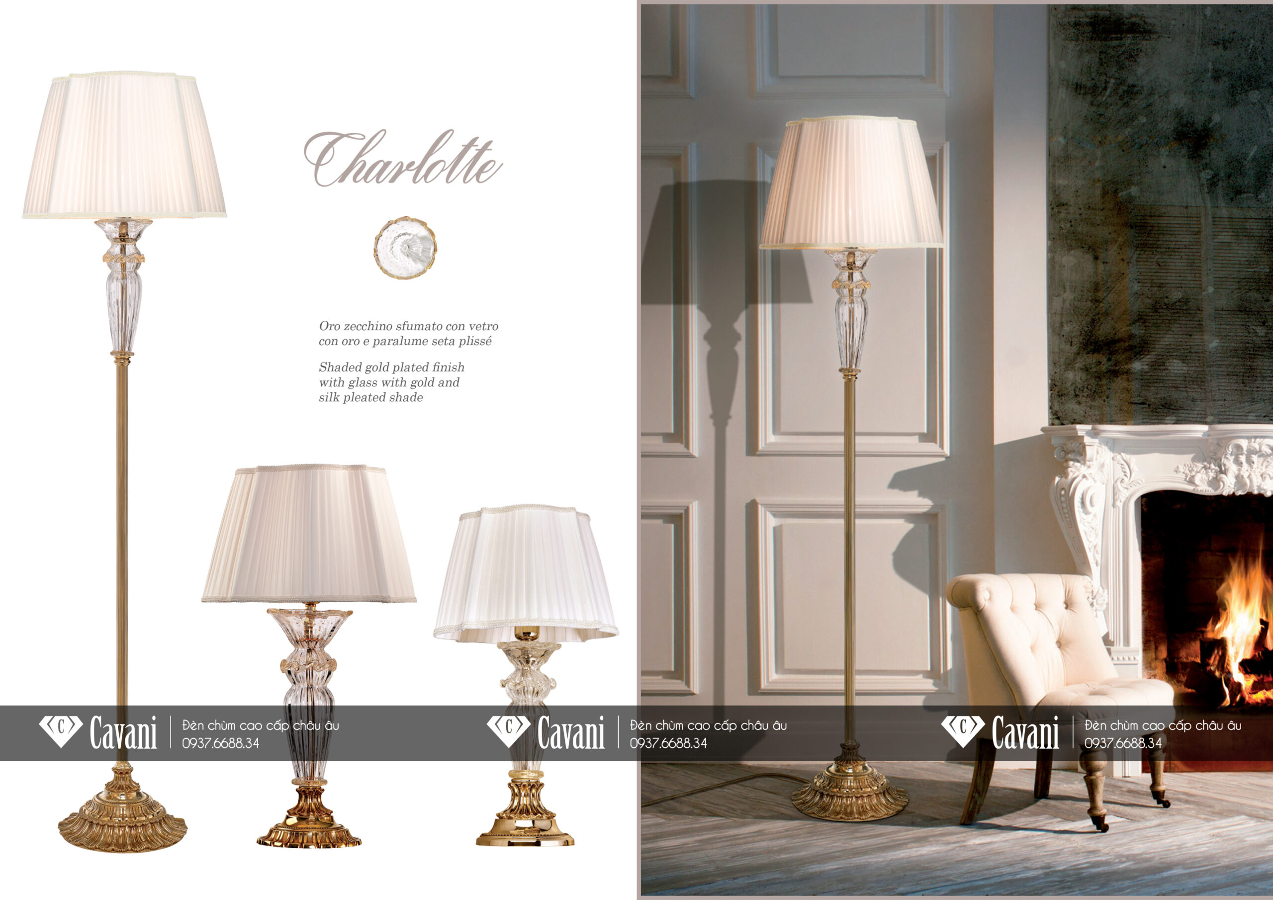 Đèn bàn đèn cây đèn tường đèn chùm thường đi đồng bộ trong cùng 1 không gian